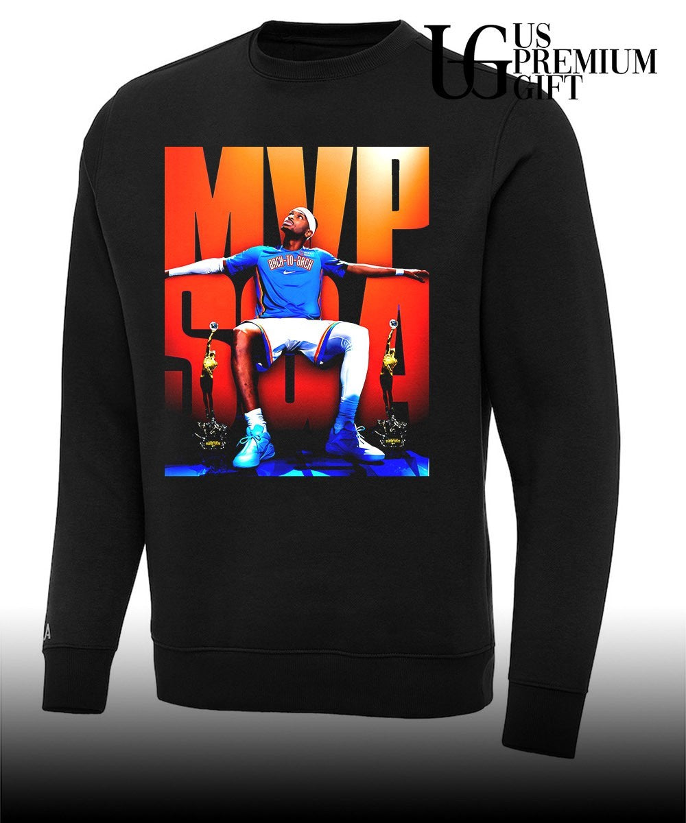 Back to Back Shai Gilgeous-Alexander is the 2026 NBA MVP poster shirt
