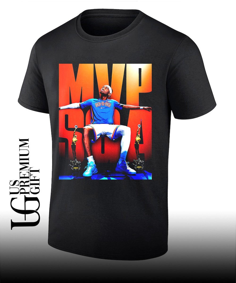 Back to Back Shai Gilgeous-Alexander is the 2026 NBA MVP poster shirt