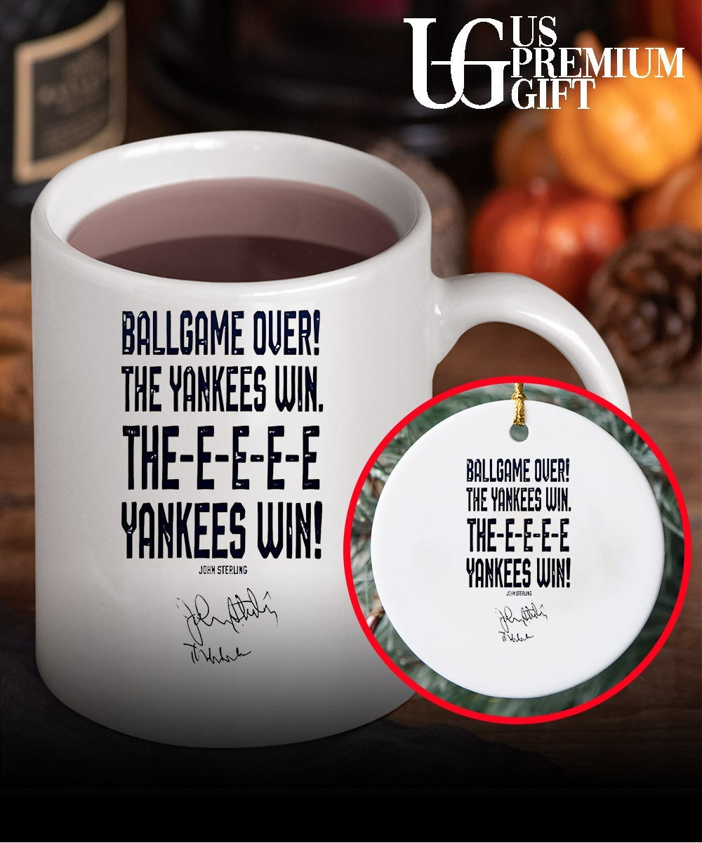 Ballgame Over The Yankees Win The Yankees Win New York Yankees Honoring John Sterling 1938-2026 signature shirt