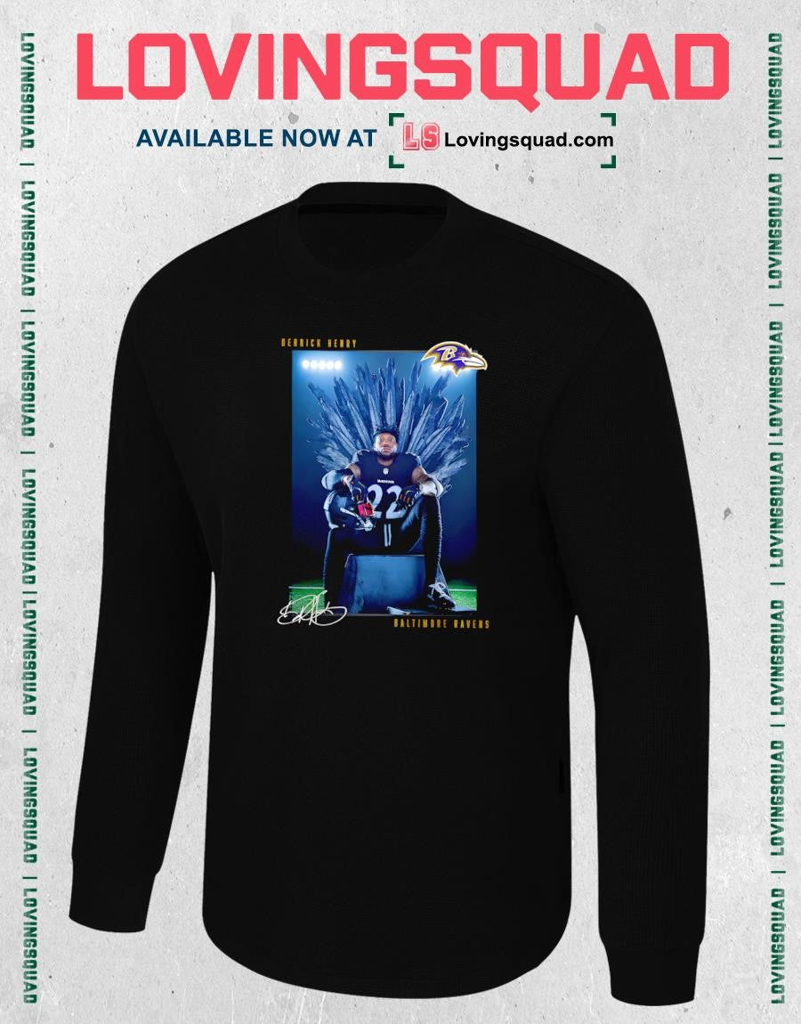 Baltimore Ravens Derrick Henry Throne Shirt