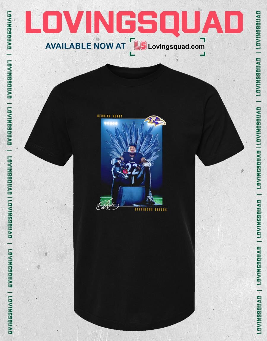 Baltimore Ravens Derrick Henry Throne Shirt