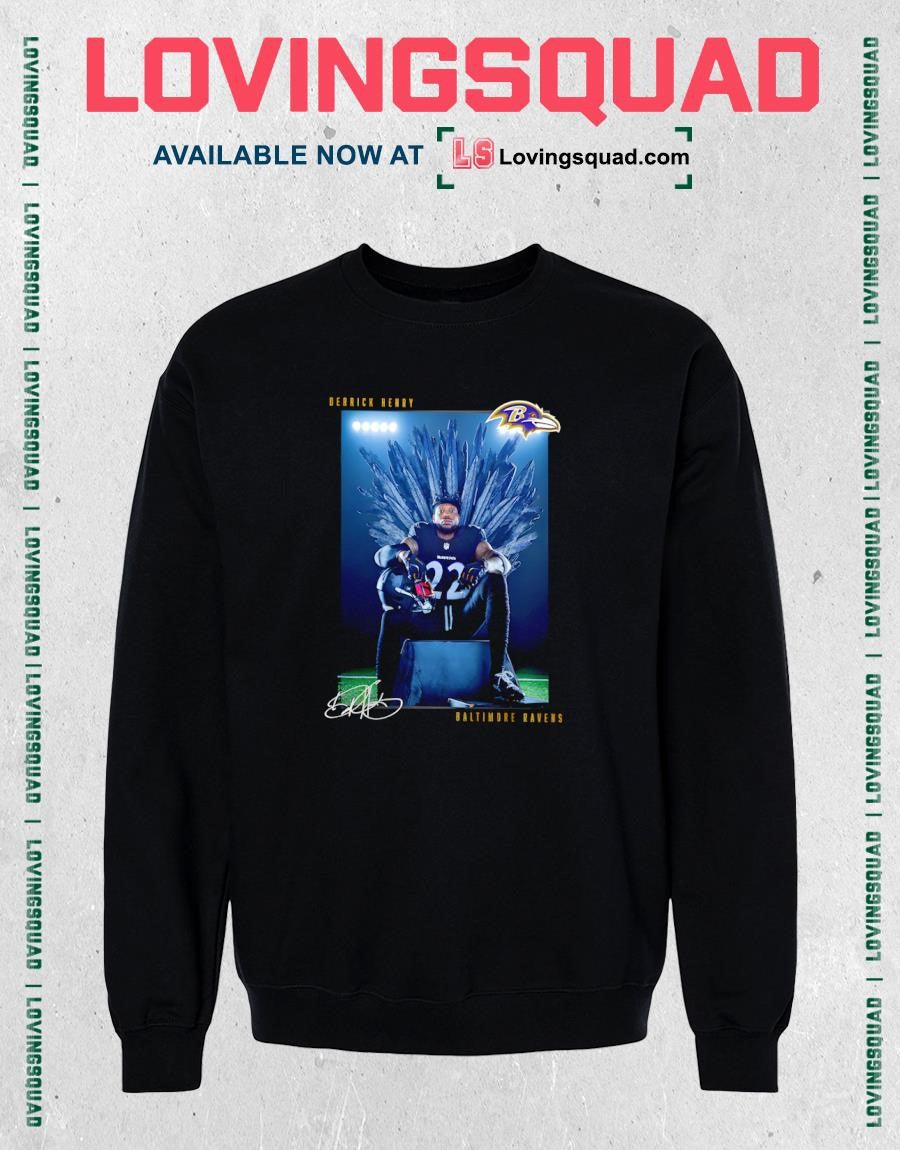 Baltimore Ravens Derrick Henry Throne Shirt