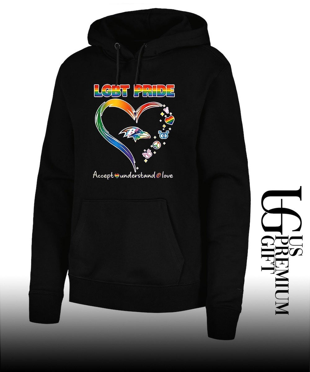 Baltimore Ravens LGBT Pride Accept understand love 2026 shirt