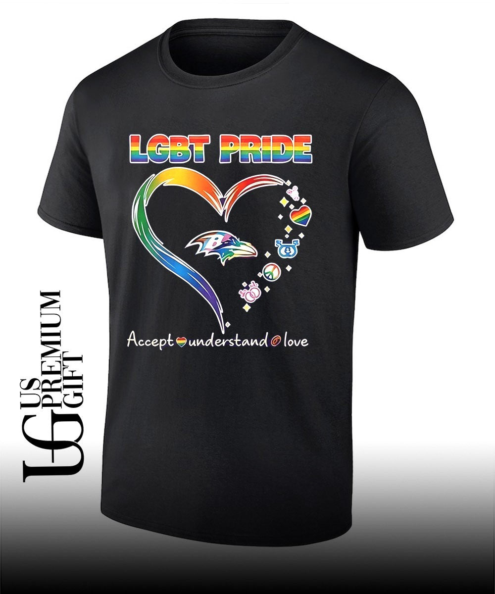 Baltimore Ravens LGBT Pride Accept understand love 2026 shirt