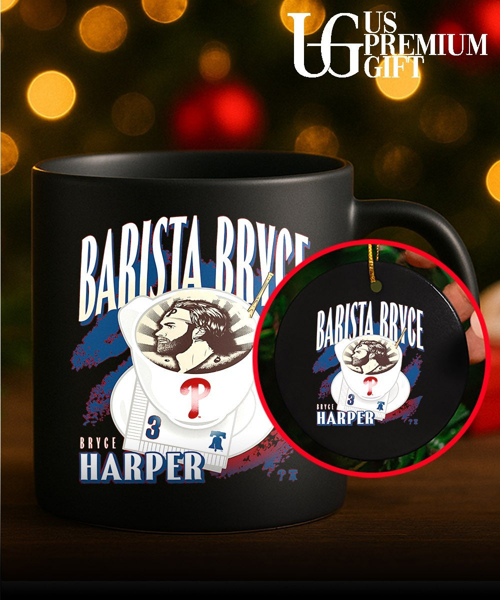 Barista Bryce player Bryce Harper Philadelphia Phillies baseball shirt