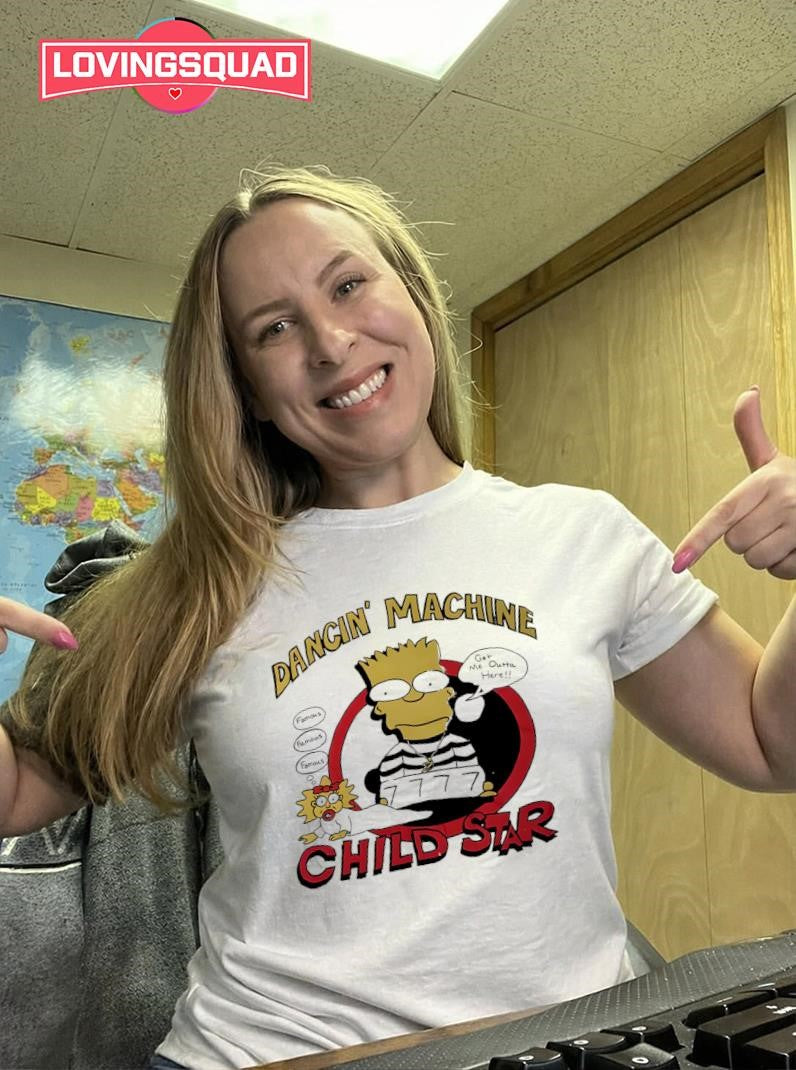 Bart Simpson Dancin’ Machine Child Star Shirt