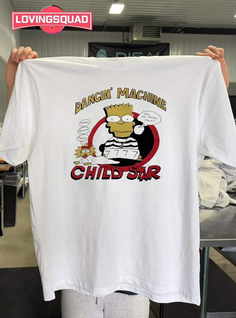 Bart Simpson Dancin’ Machine Child Star Shirt