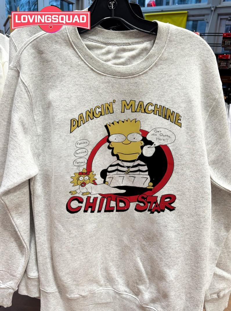 Bart Simpson Dancin’ Machine Child Star Shirt