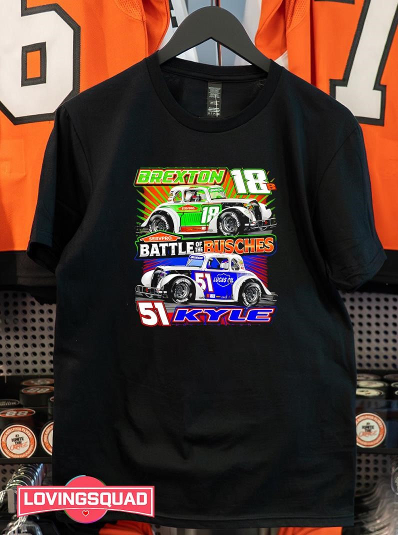 Battle of the Bushes Kyle Busch vs Brexton Busch Shirt
