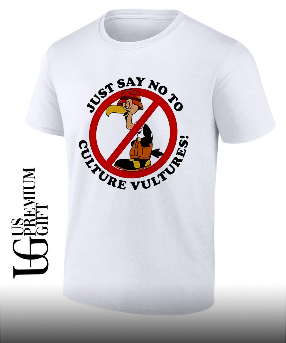 Beaky Buzzard just say no to culture vultures shirt