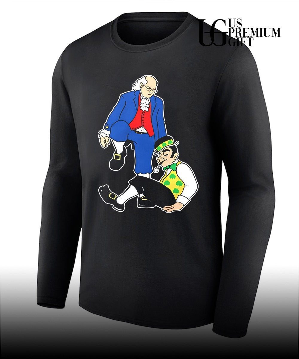 Ben Franklin Stepover Boston Celtics mascot shirt