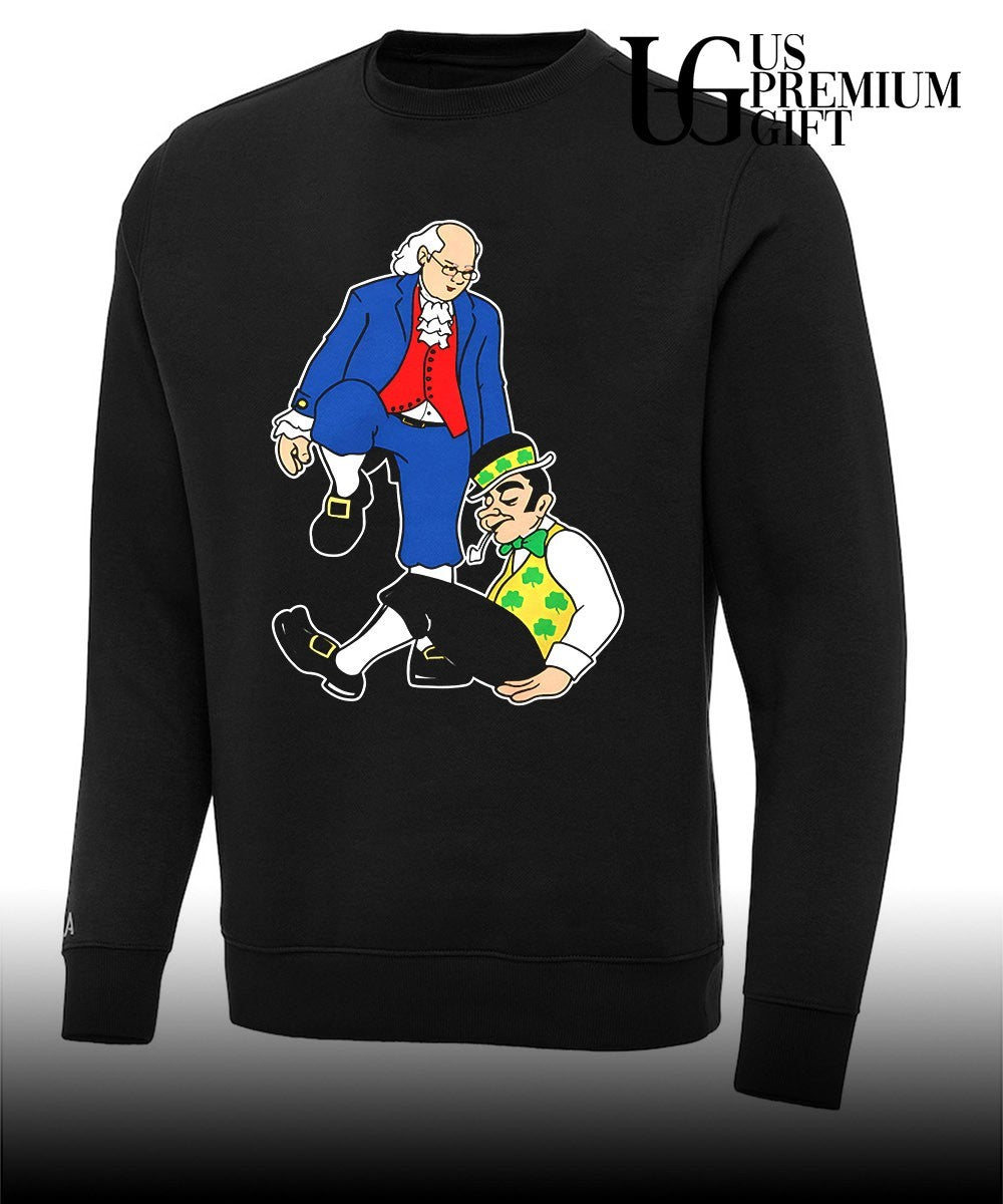 Ben Franklin Stepover Boston Celtics mascot shirt