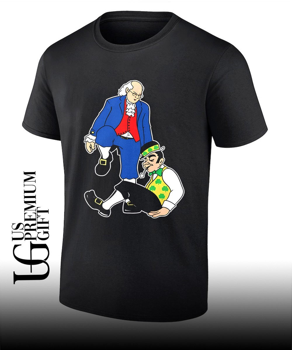 Ben Franklin Stepover Boston Celtics mascot shirt