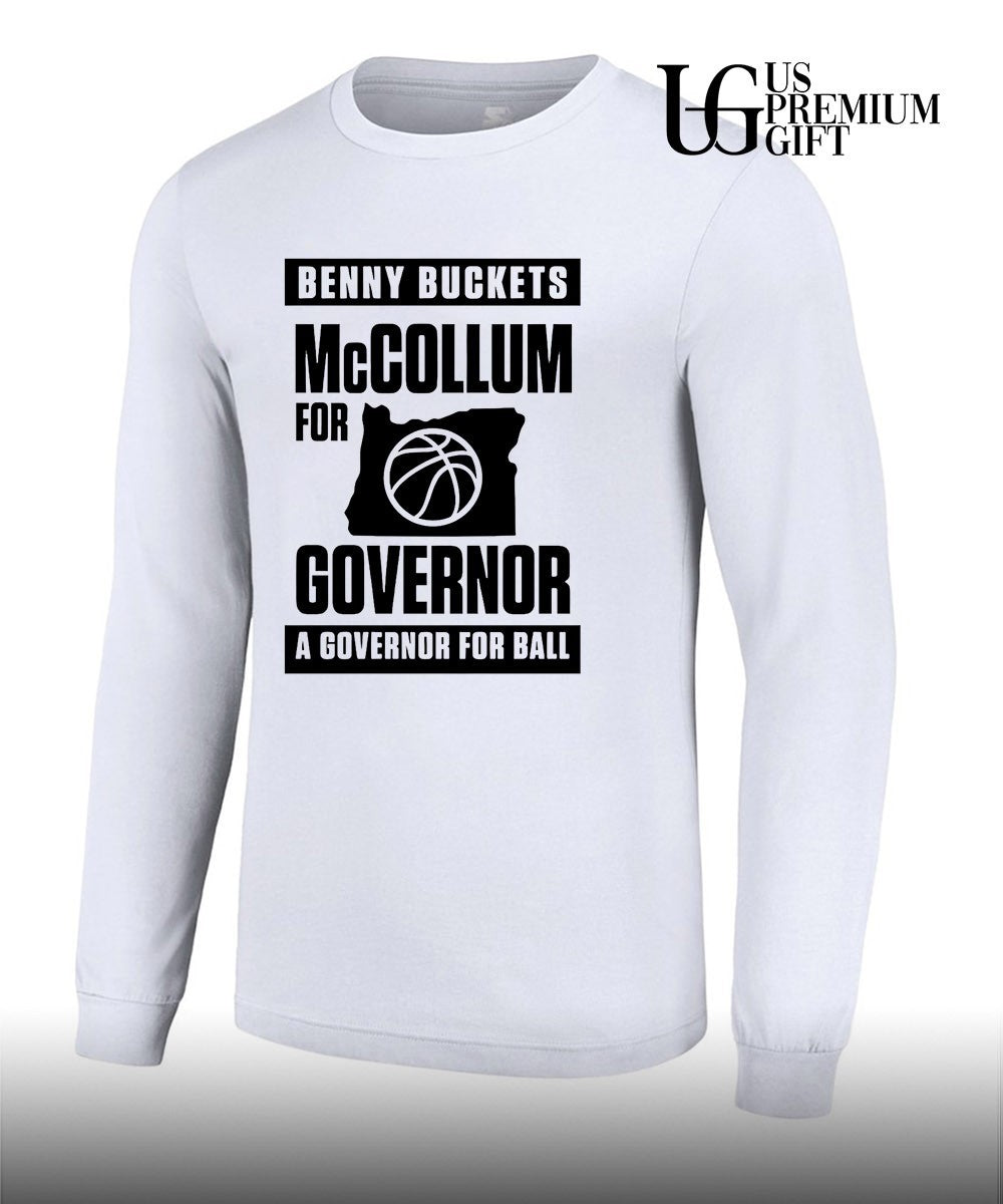 Benny Buckets McCollum for Governor shirt