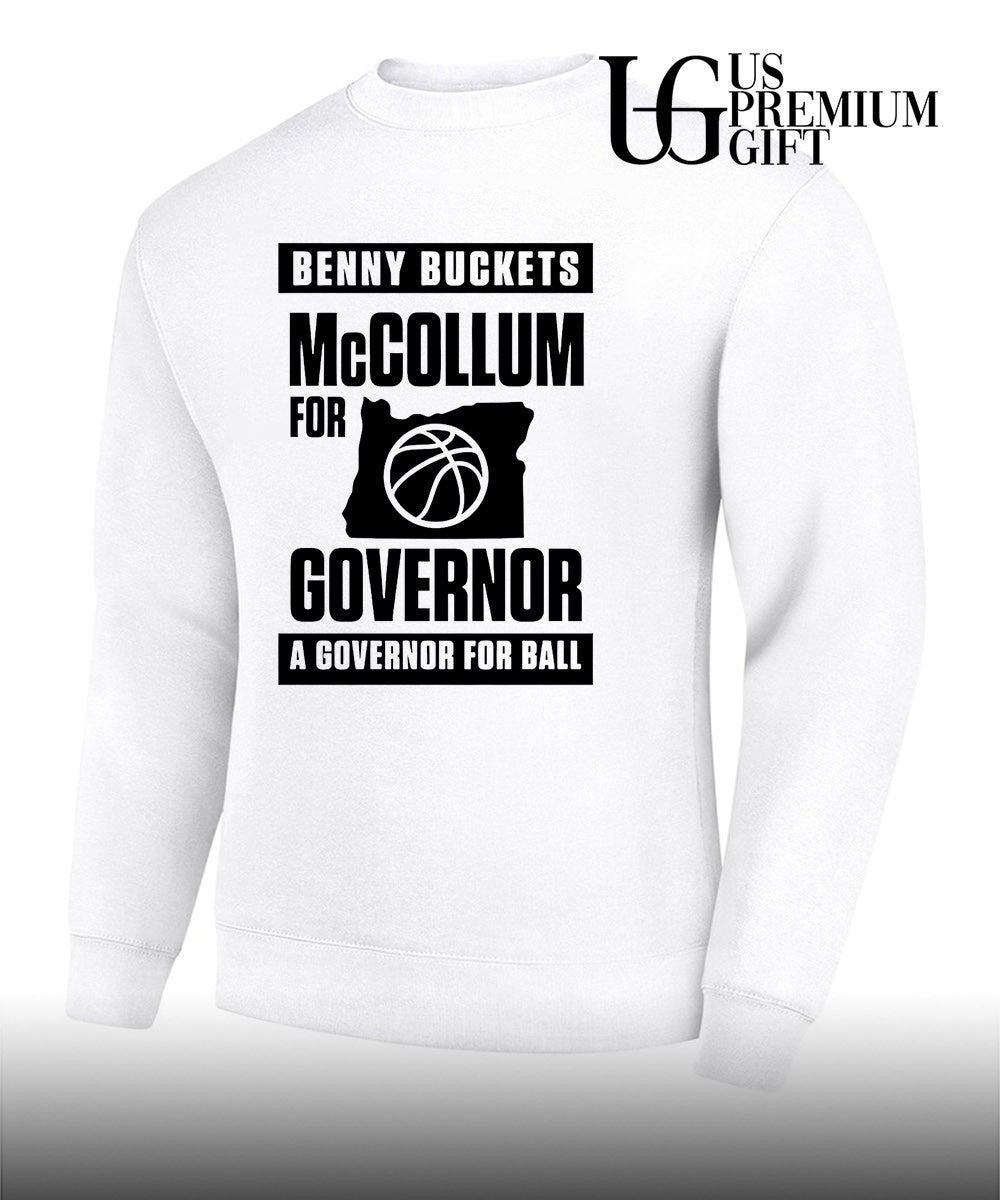 Benny Buckets McCollum for Governor shirt