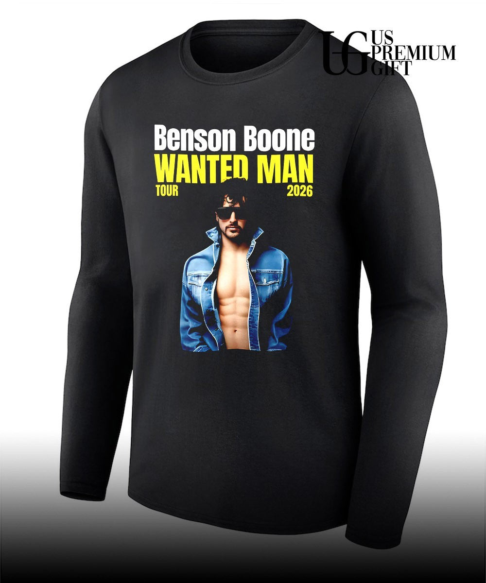 Benson Boone Wanted Man 2026 shirt
