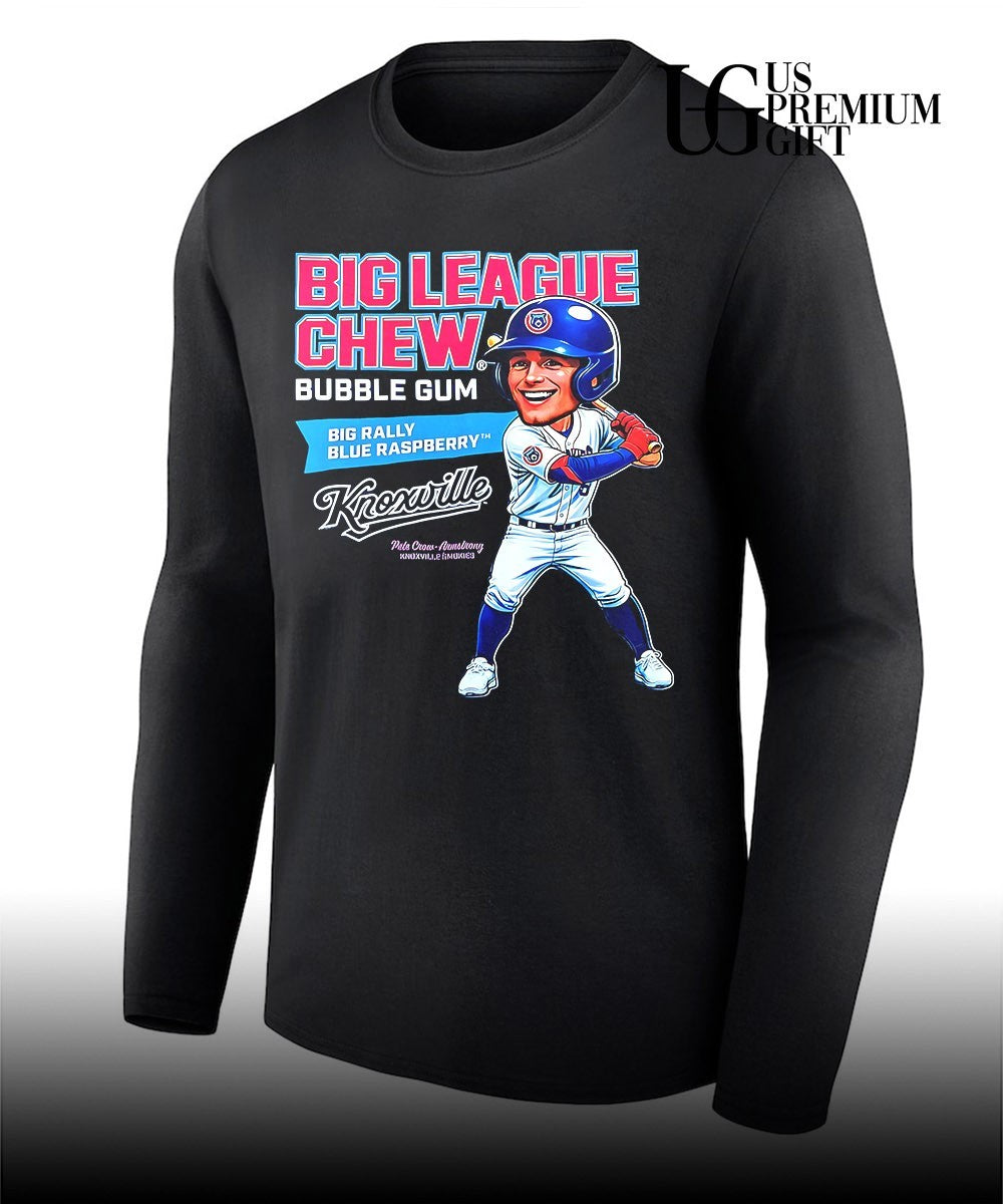 Big League Chew Bubble Gum Big Rally Blue Raspberry Knoxville Smokies 2026 shirt