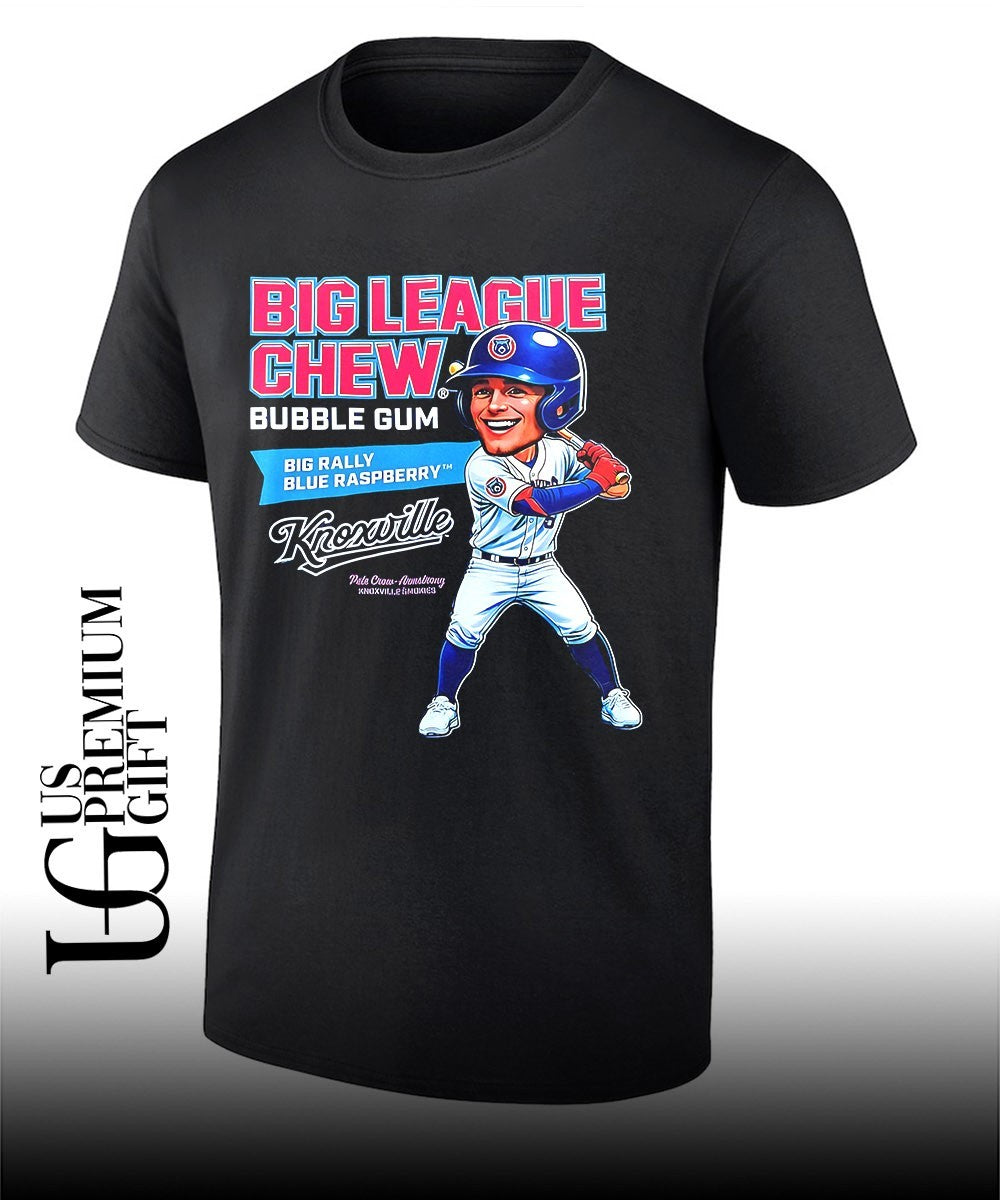 Big League Chew Bubble Gum Big Rally Blue Raspberry Knoxville Smokies 2026 shirt