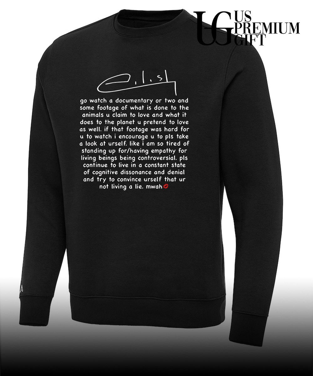 Billie Eilish Addresses Criticism shirt