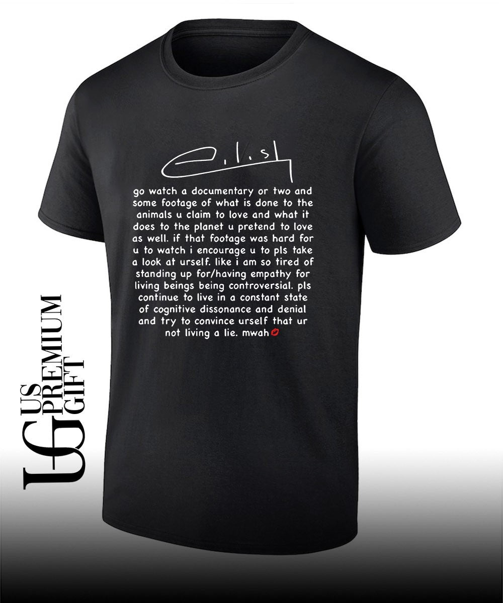 Billie Eilish Addresses Criticism shirt