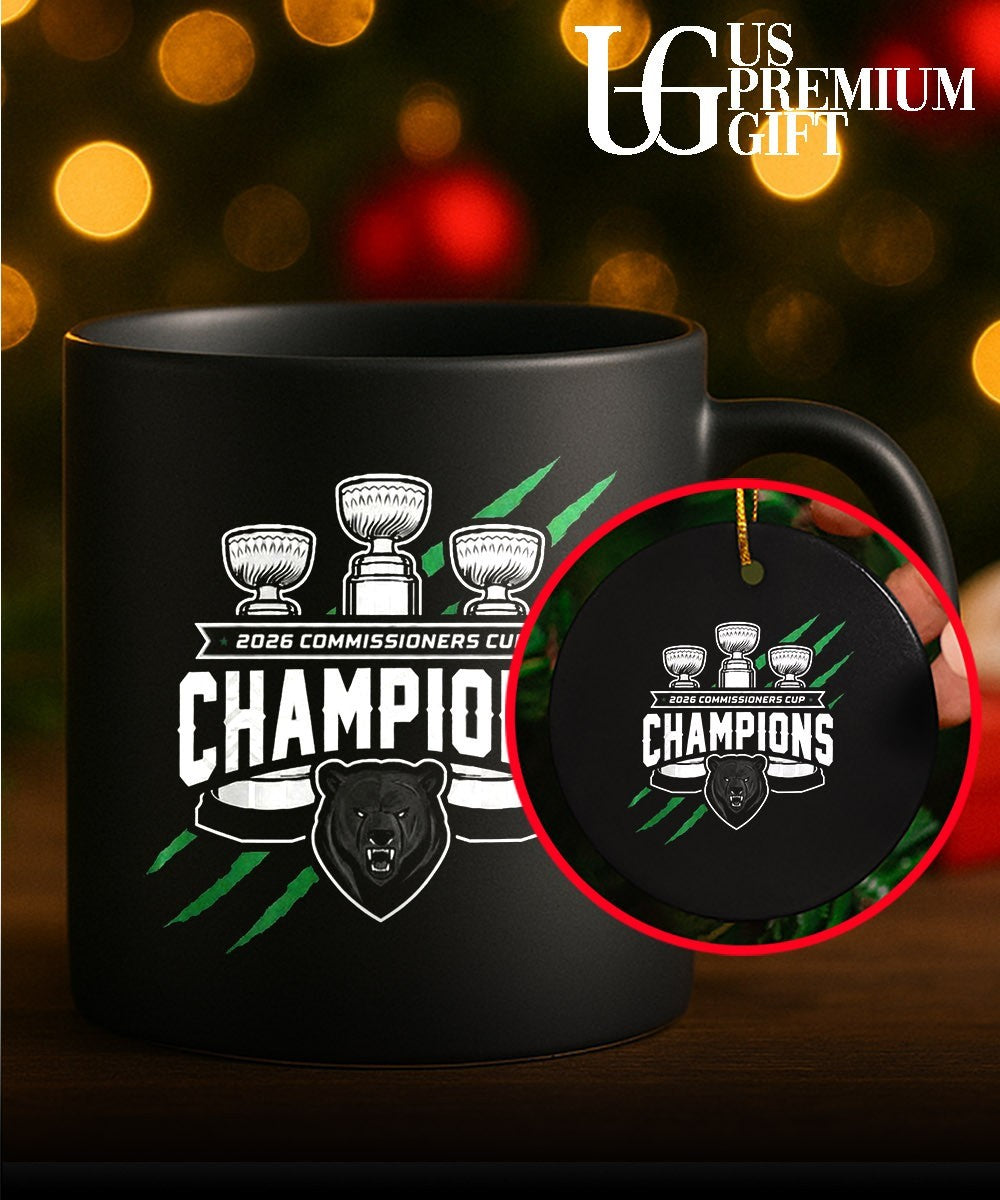 Binghamton Black Bears Commissionners Cup 2026 Champions Locker Room shirt