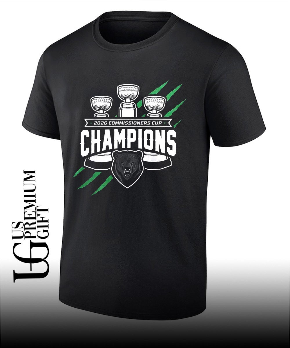 Binghamton Black Bears Commissionners Cup 2026 Champions Locker Room shirt