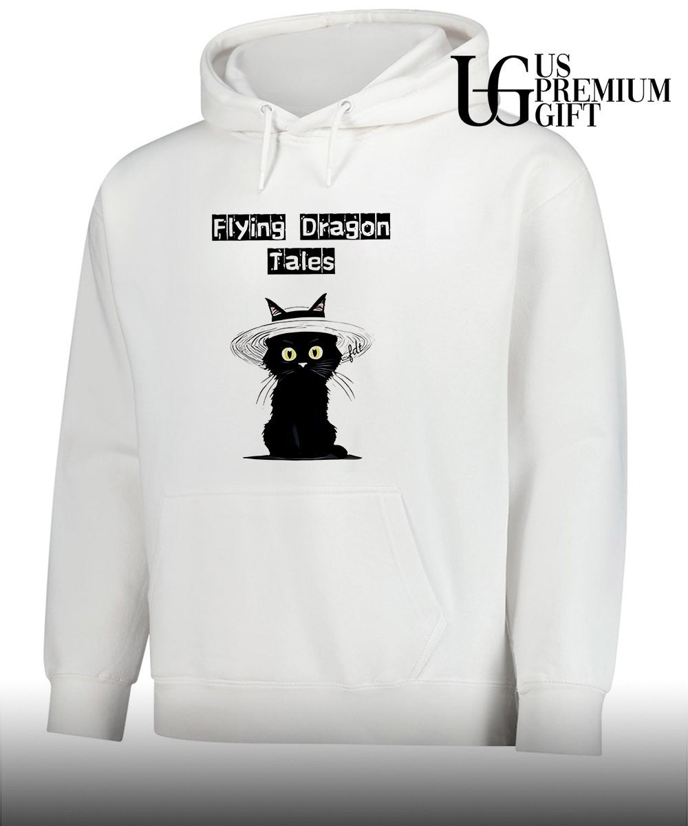 Black Cat hat flying Dragon tales shirt