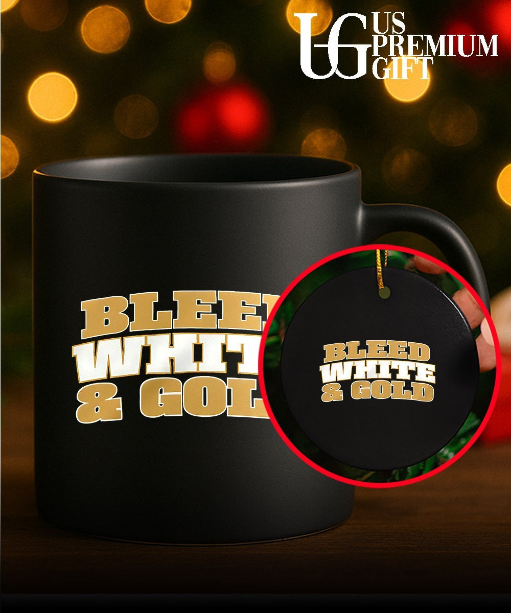 Bleed White and Gold shirt