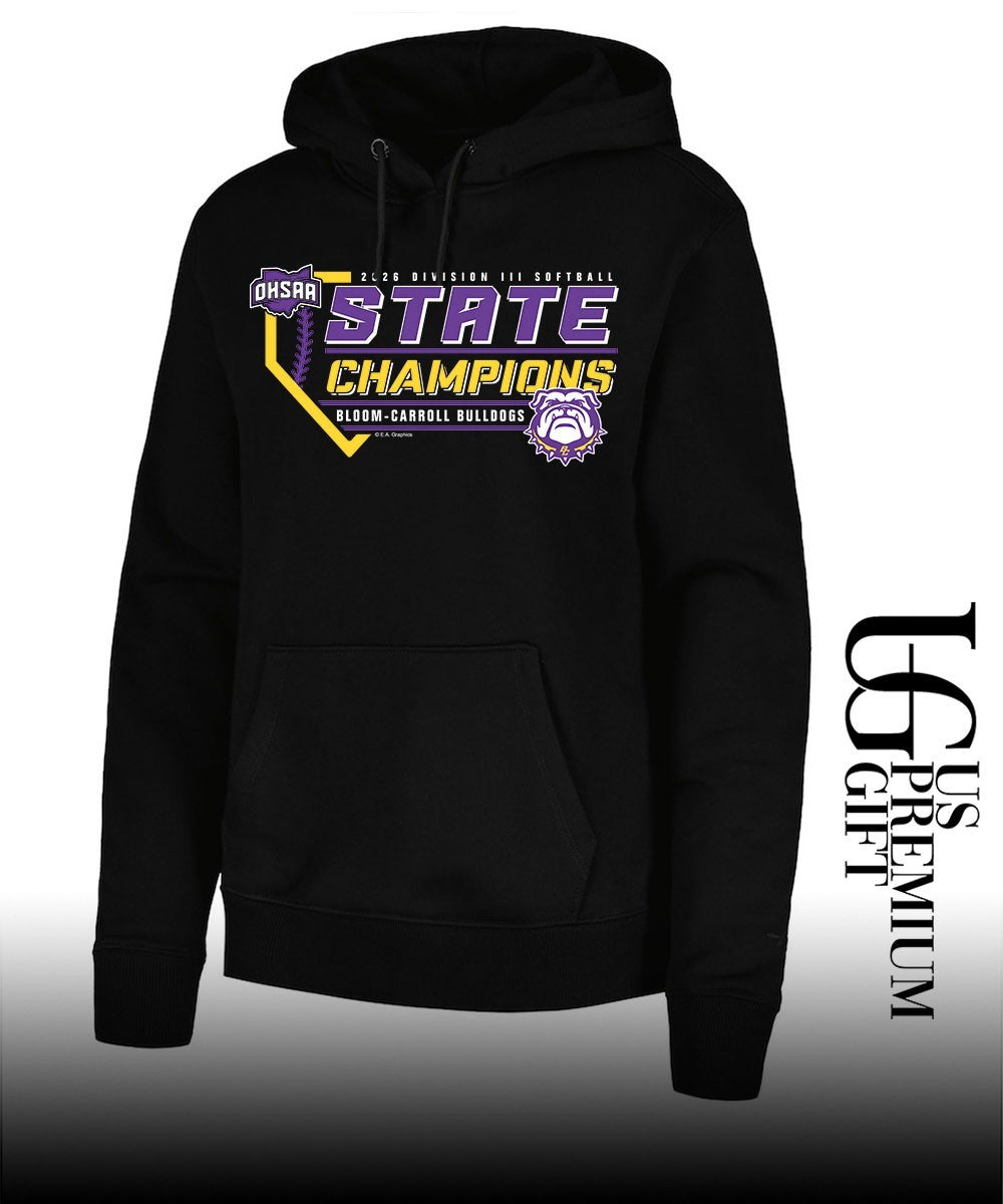 Bloom-Carroll Bulldogs 2026 OHSAA Division III Softball State Champions shirt