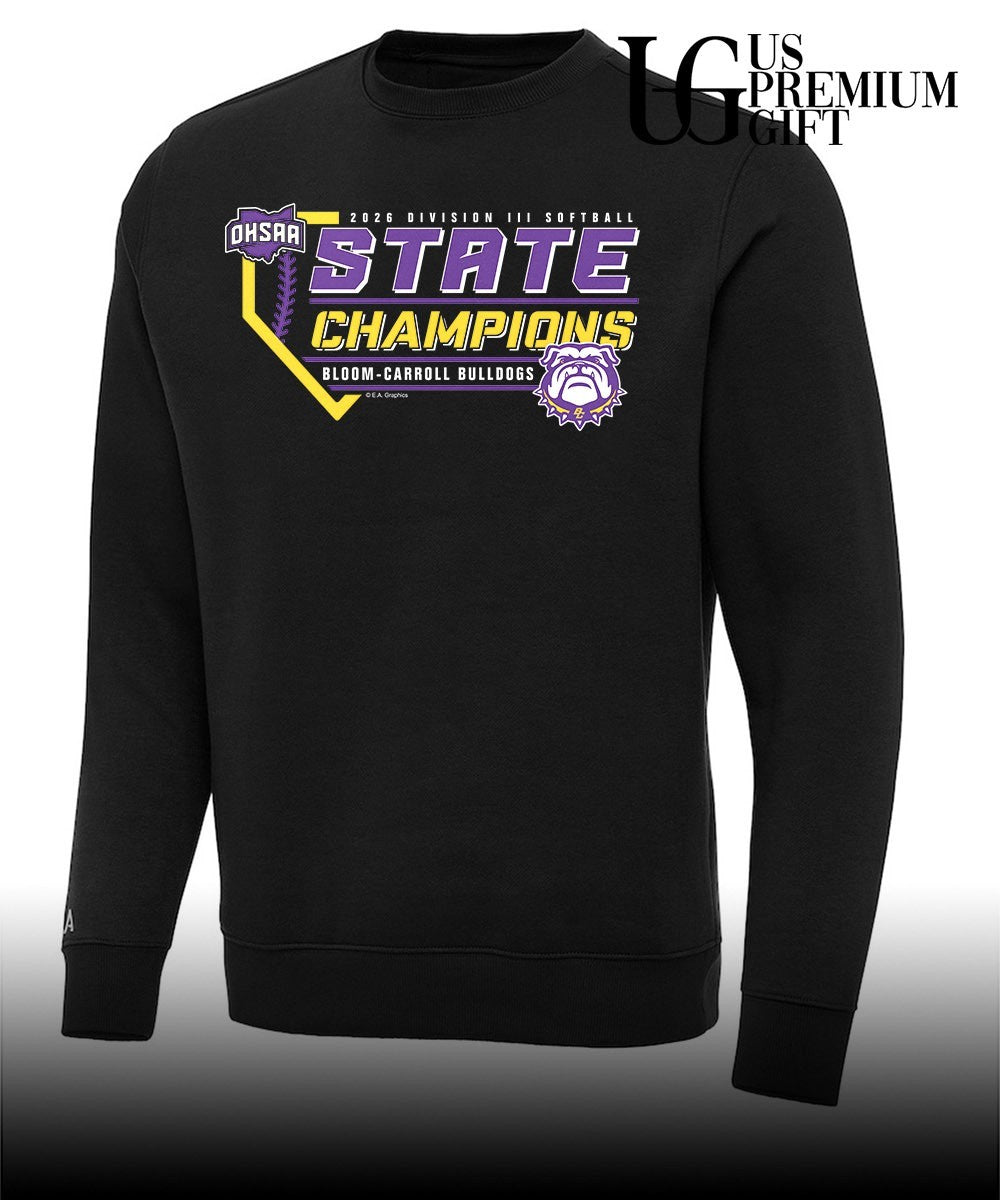 Bloom-Carroll Bulldogs 2026 OHSAA Division III Softball State Champions shirt