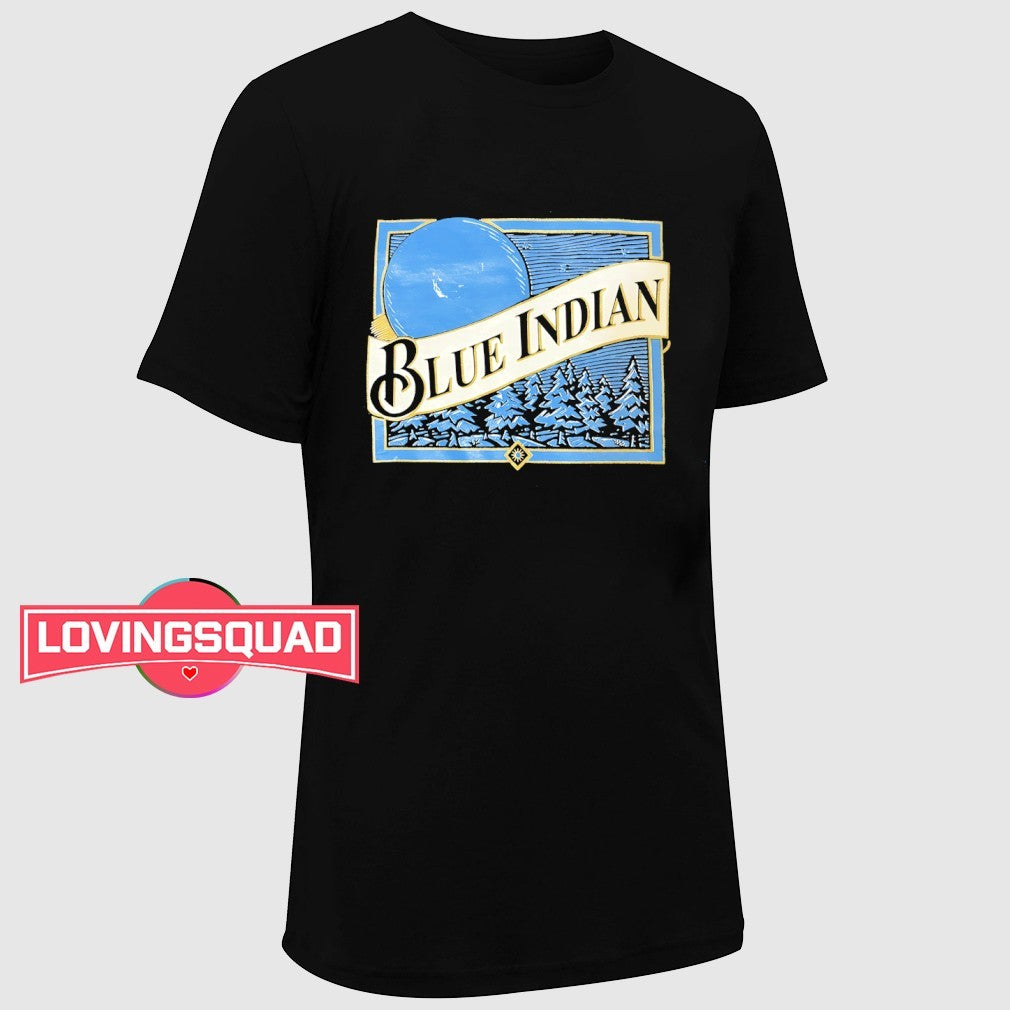 Blue Indian Moon Forest Nature shirt