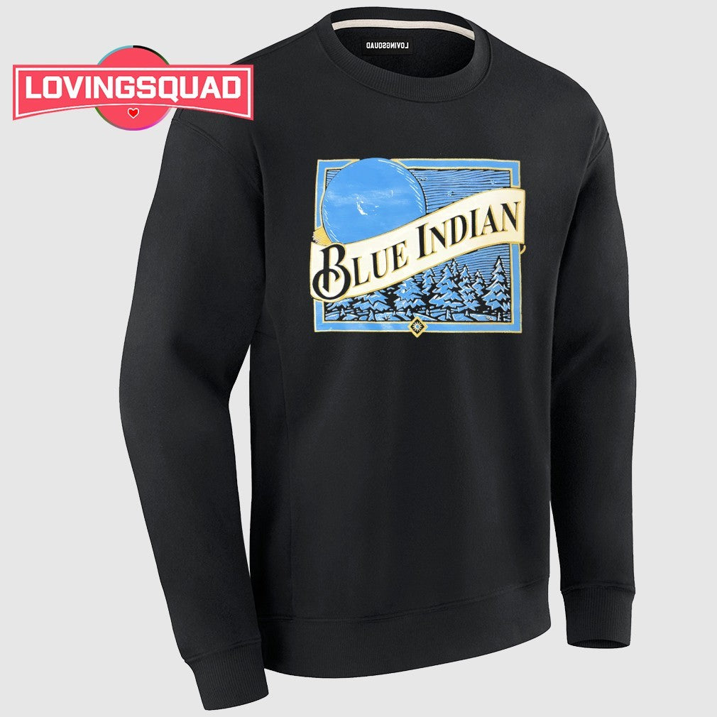 Blue Indian Moon Forest Nature shirt