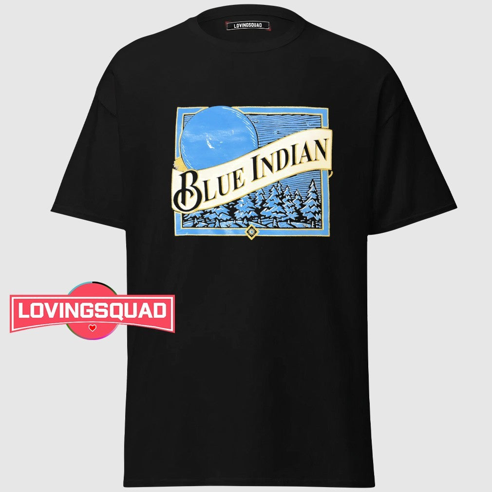 Blue Indian Moon Forest Nature shirt