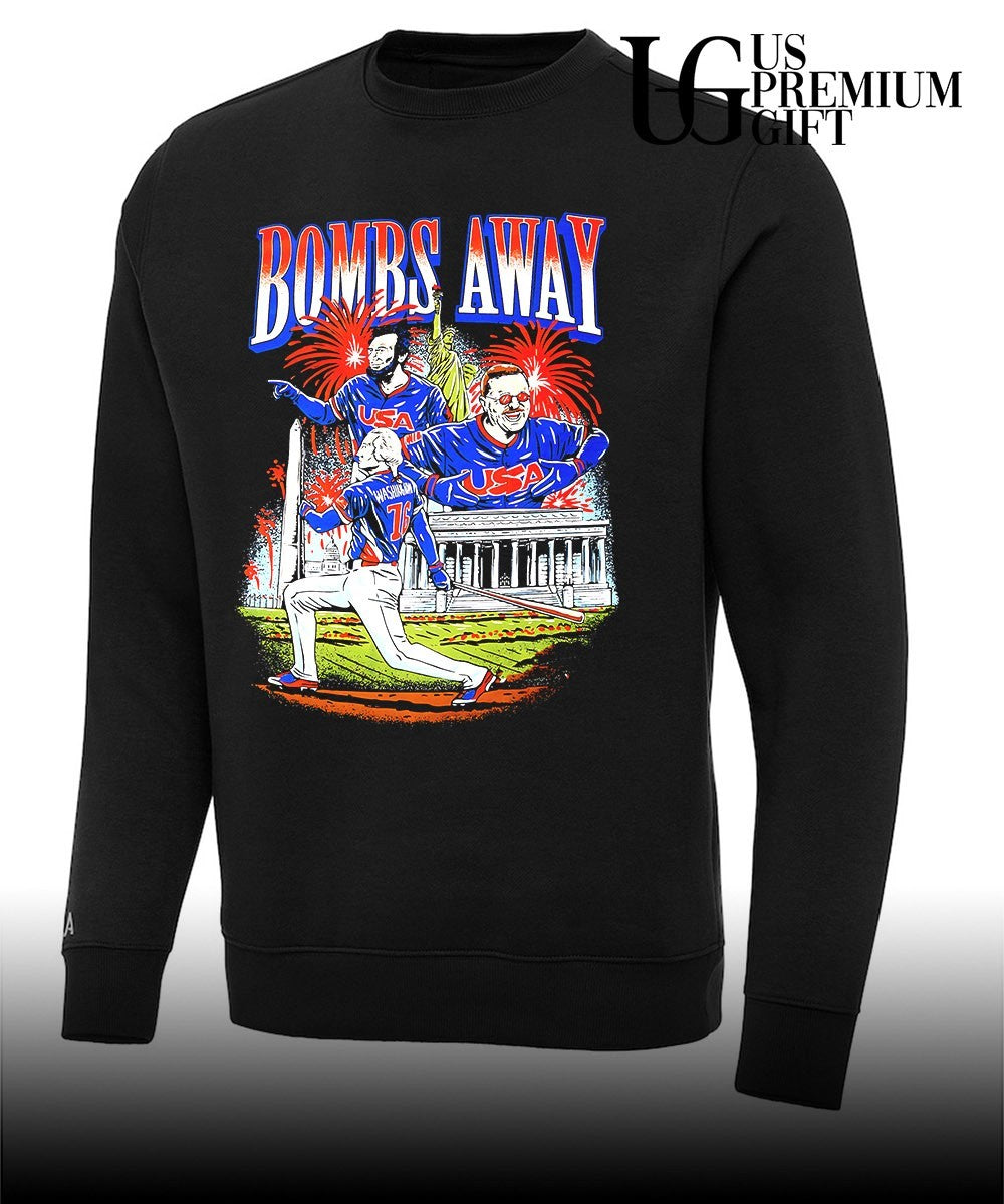 Bombs Away USA firework shirt