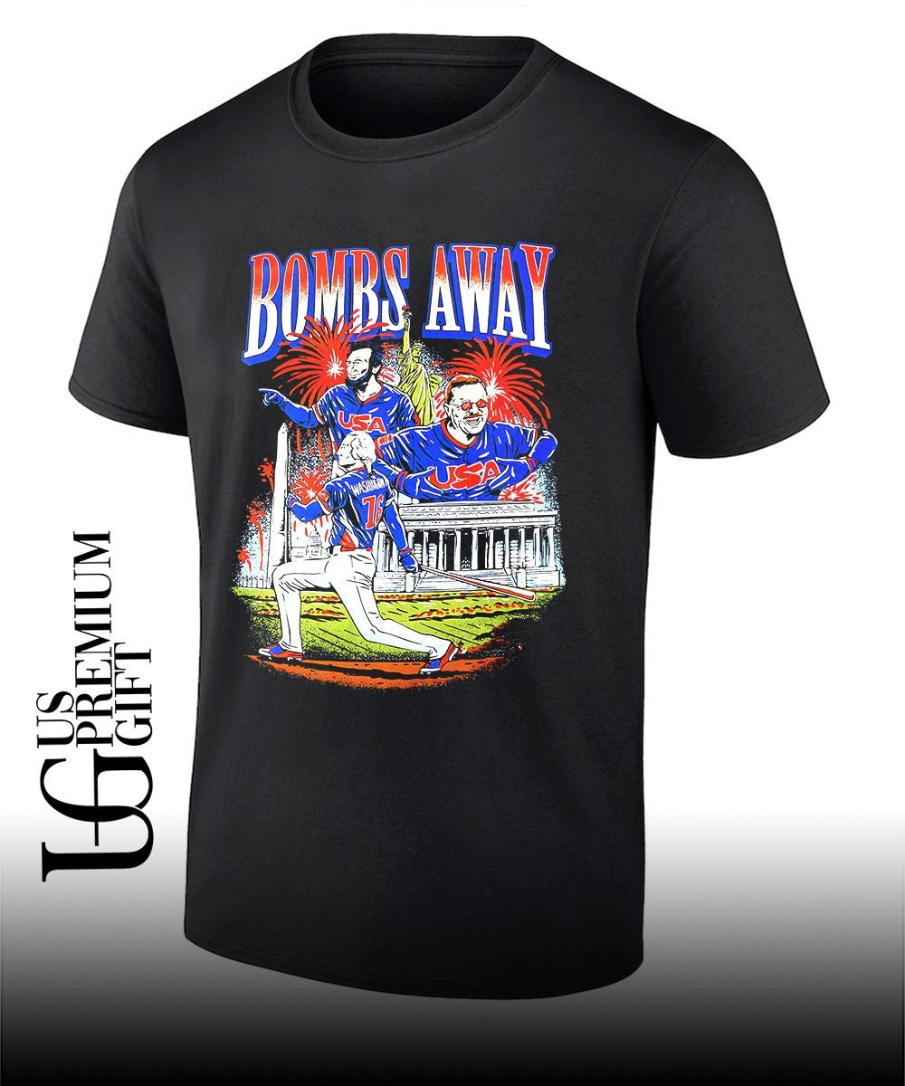 Bombs Away USA firework shirt