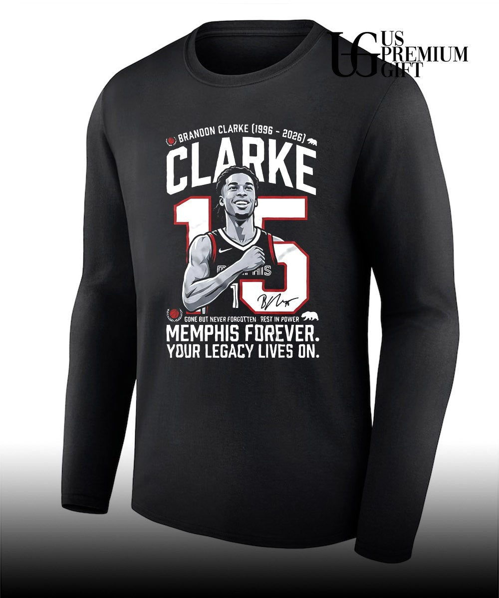 Brandon Clarke gone but never Forgotten Memphis Forever Legacy 1996-2026 signature shirt