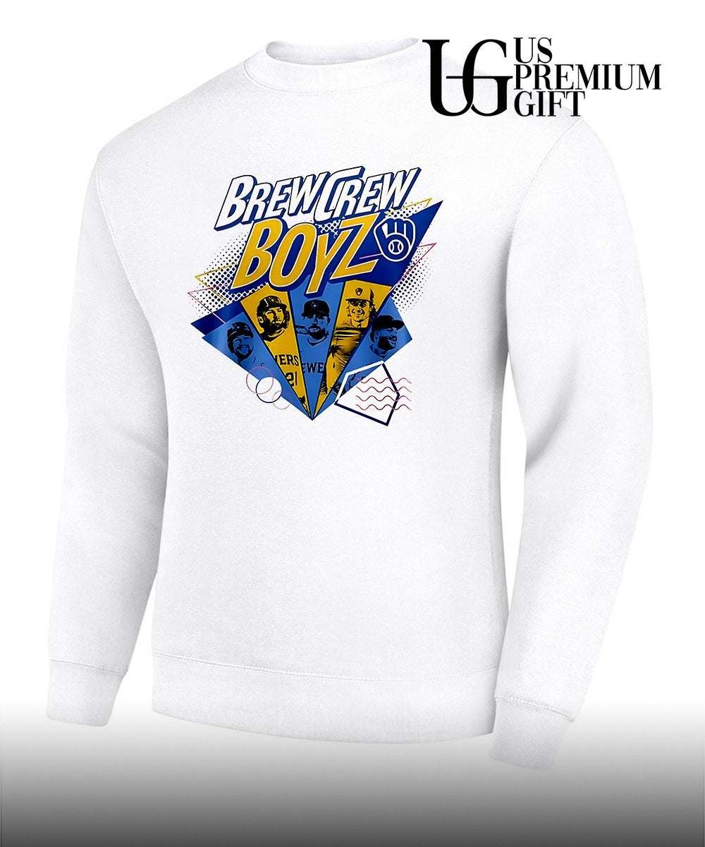 Brew Crew Boy Band Night Milwaukee Brewers baseball shirt