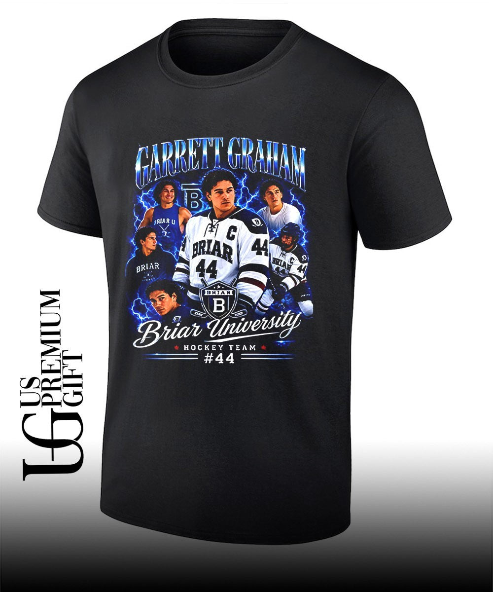 Briar University Garrett Graham 44 collage T-shirt