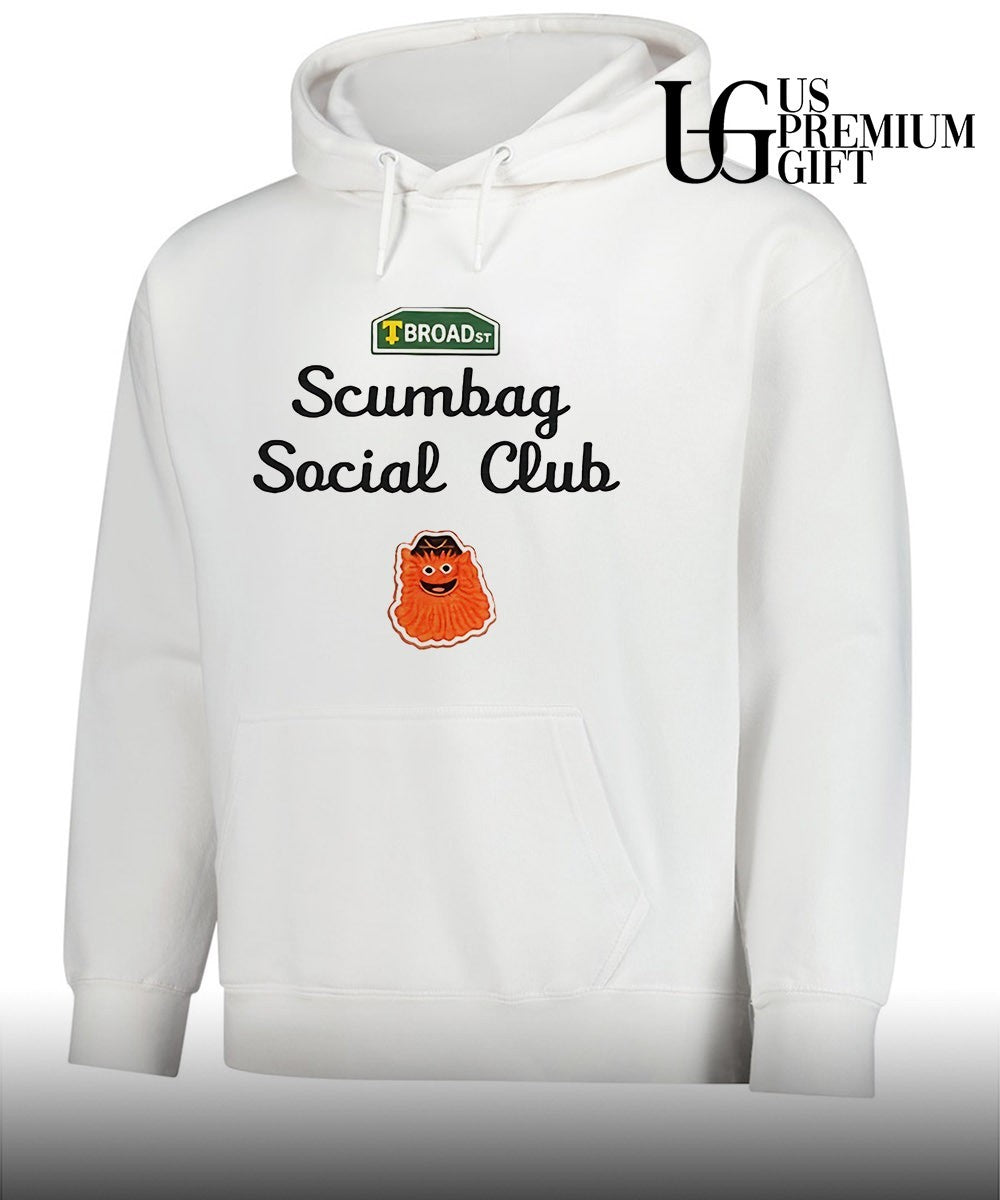 Broad street scumbag social club Philadelphia Flyers T-shirt