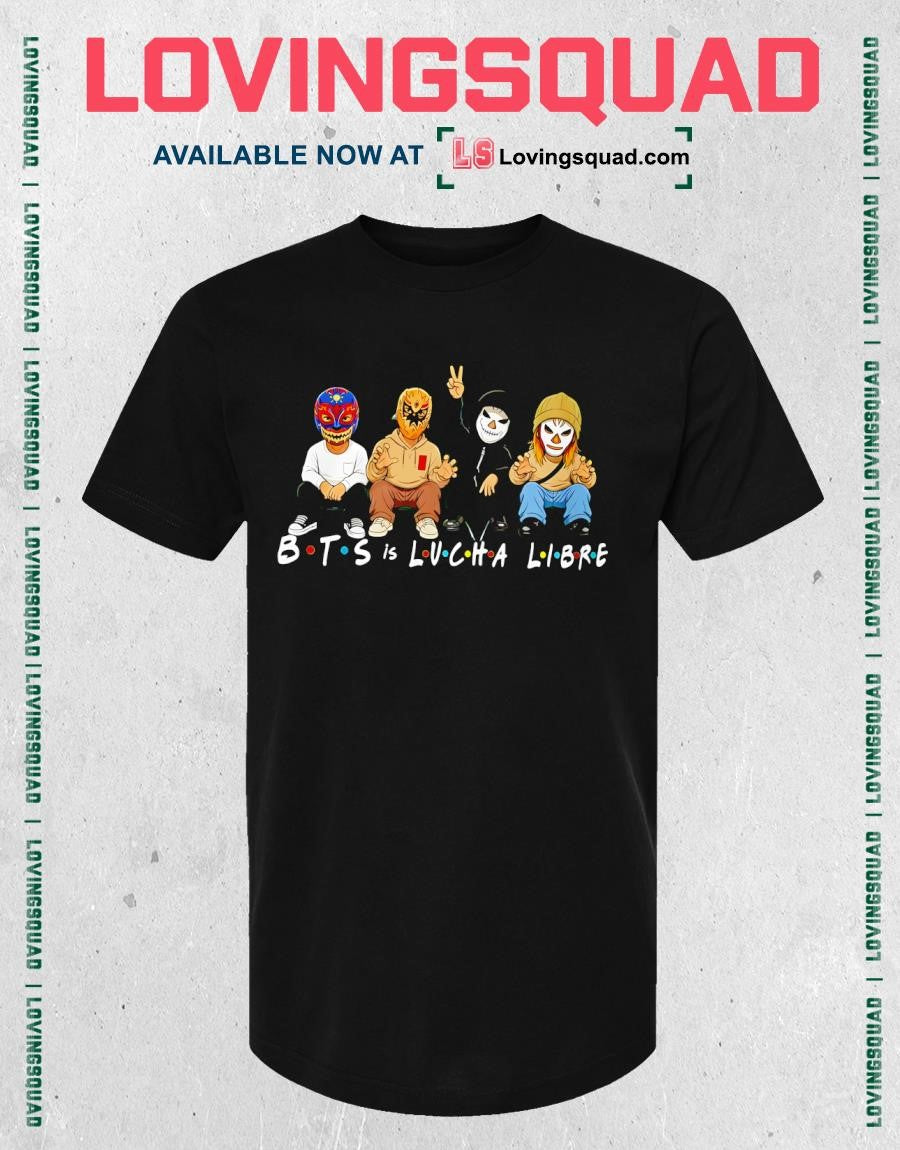 Bts Is Lucha Libre Friends Style Masked Shirt