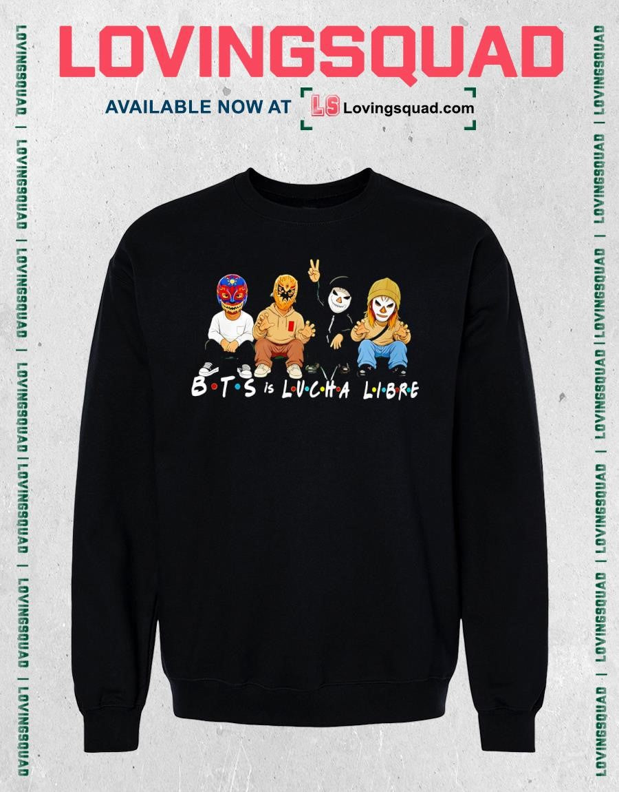 Bts Is Lucha Libre Friends Style Masked Shirt
