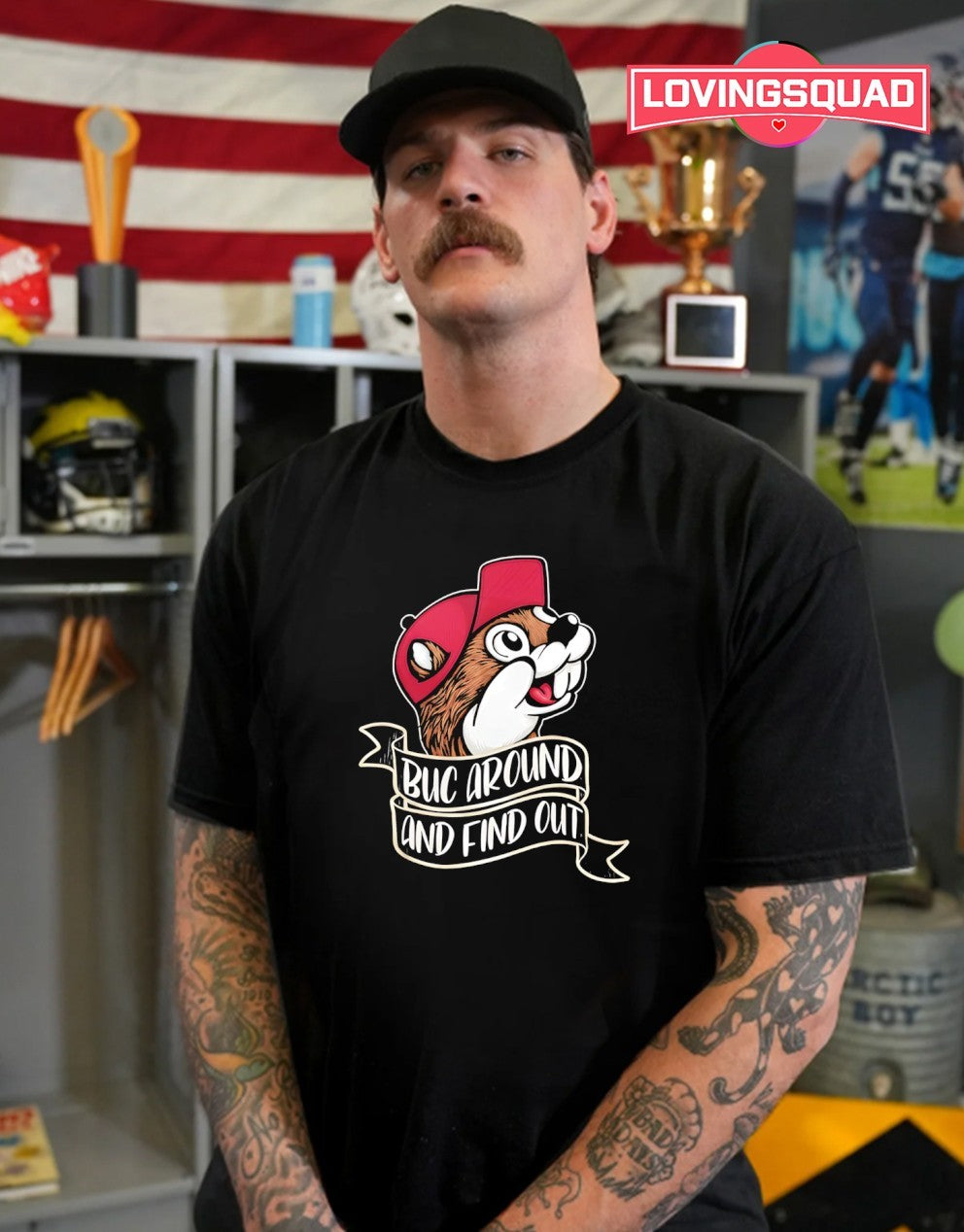 Buc-ee’s around and find out logo shirt