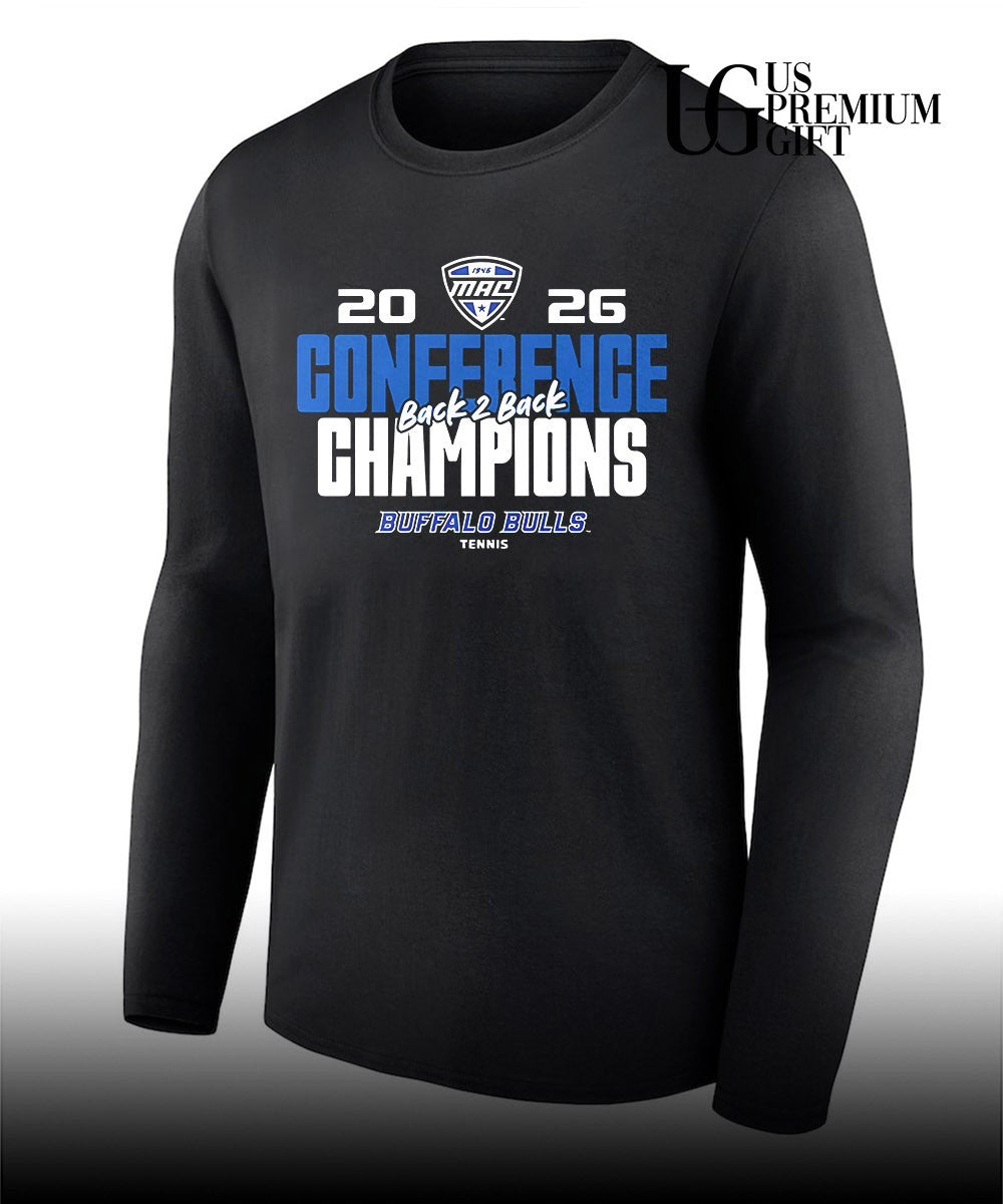 Buffalo Bulls Tennis Back 2 Back Conference Champions MAC 2026 shirt