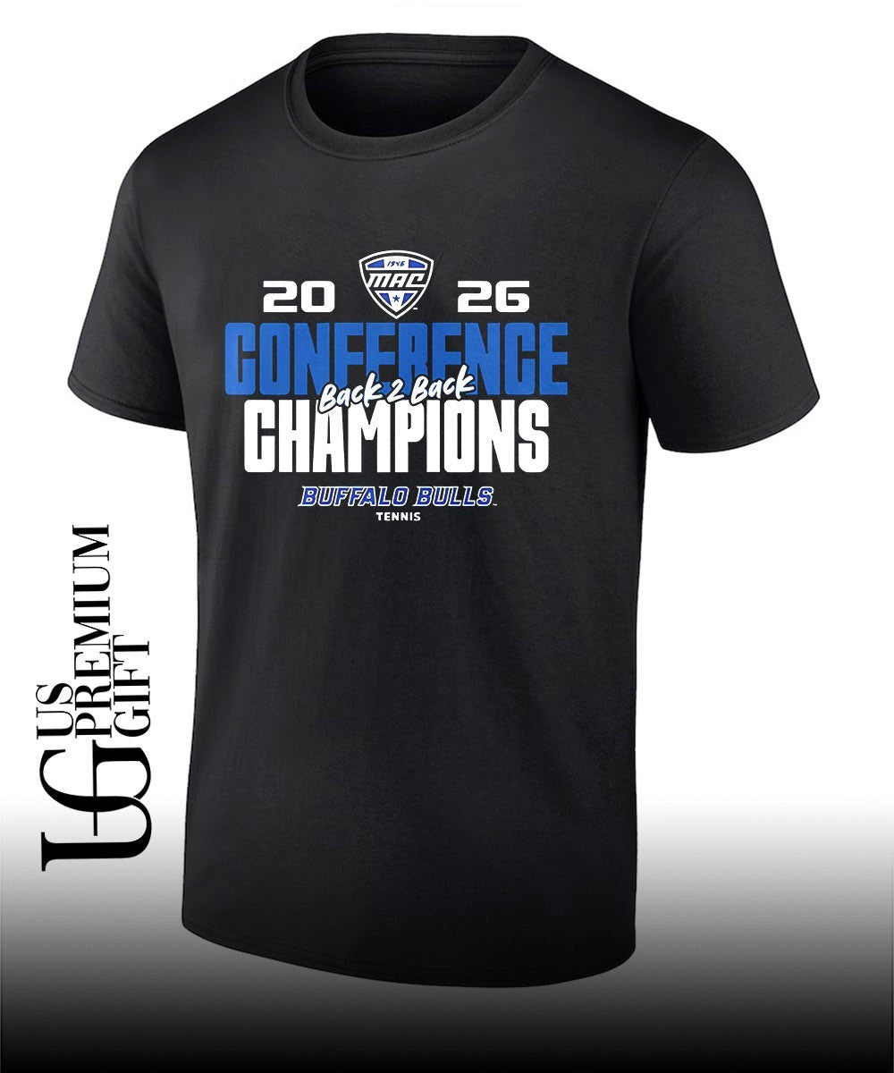 Buffalo Bulls Tennis Back 2 Back Conference Champions MAC 2026 shirt