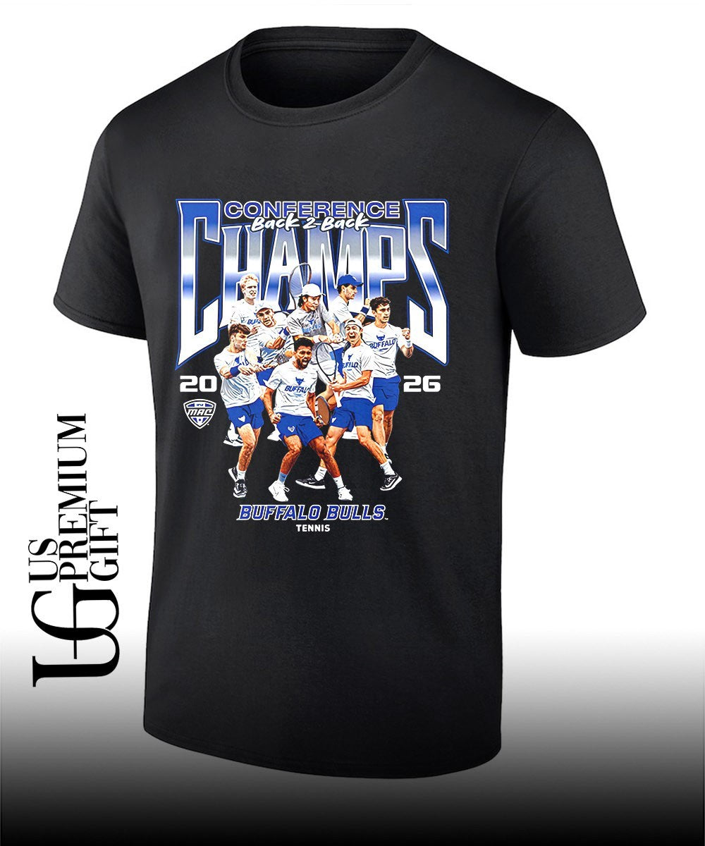 Buffalo Bulls Tennis Men’s back 2 back Conference Champs shirt
