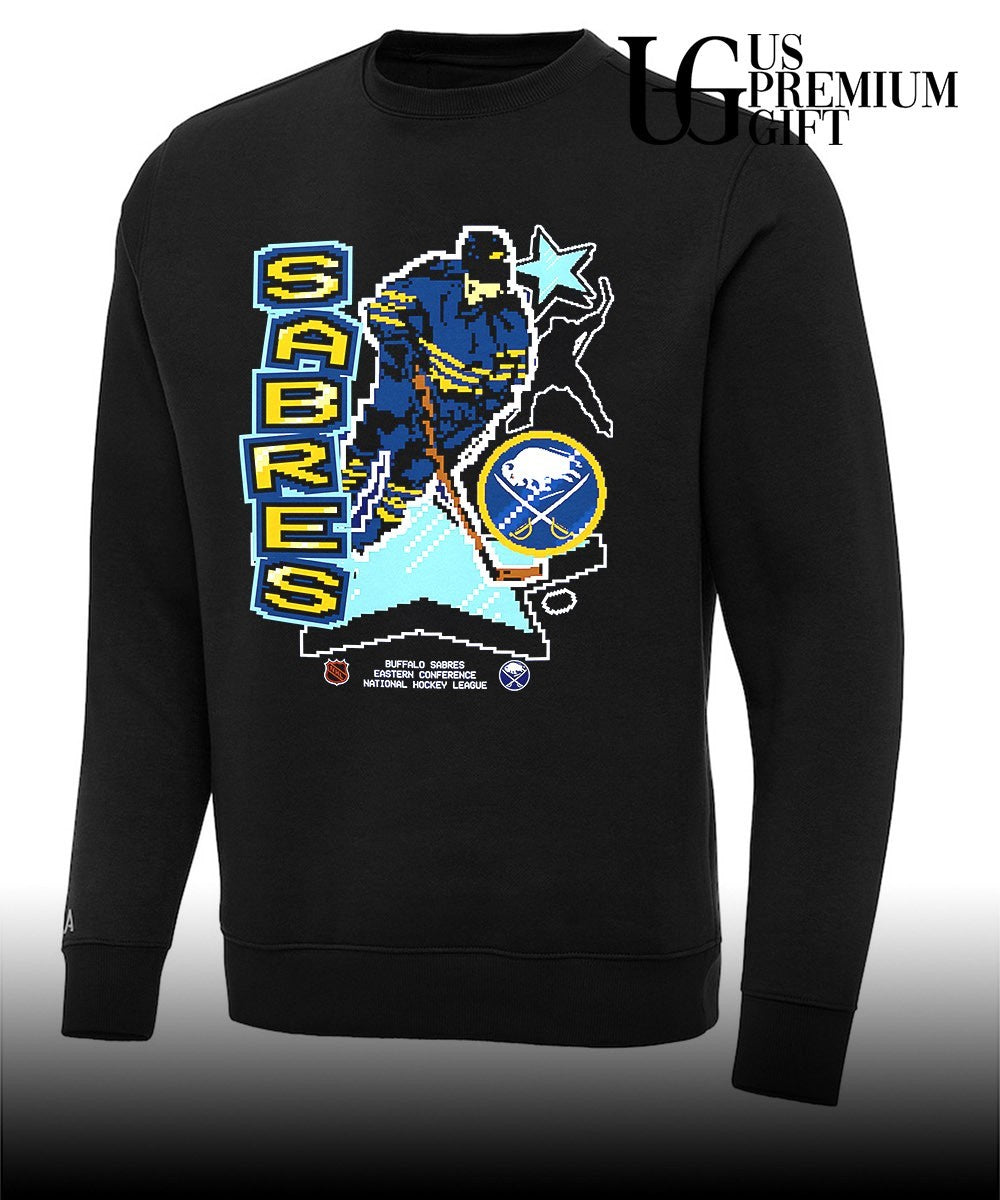 Buffalo Sabres Eastern Conference National Hockey League 8 bit shirt