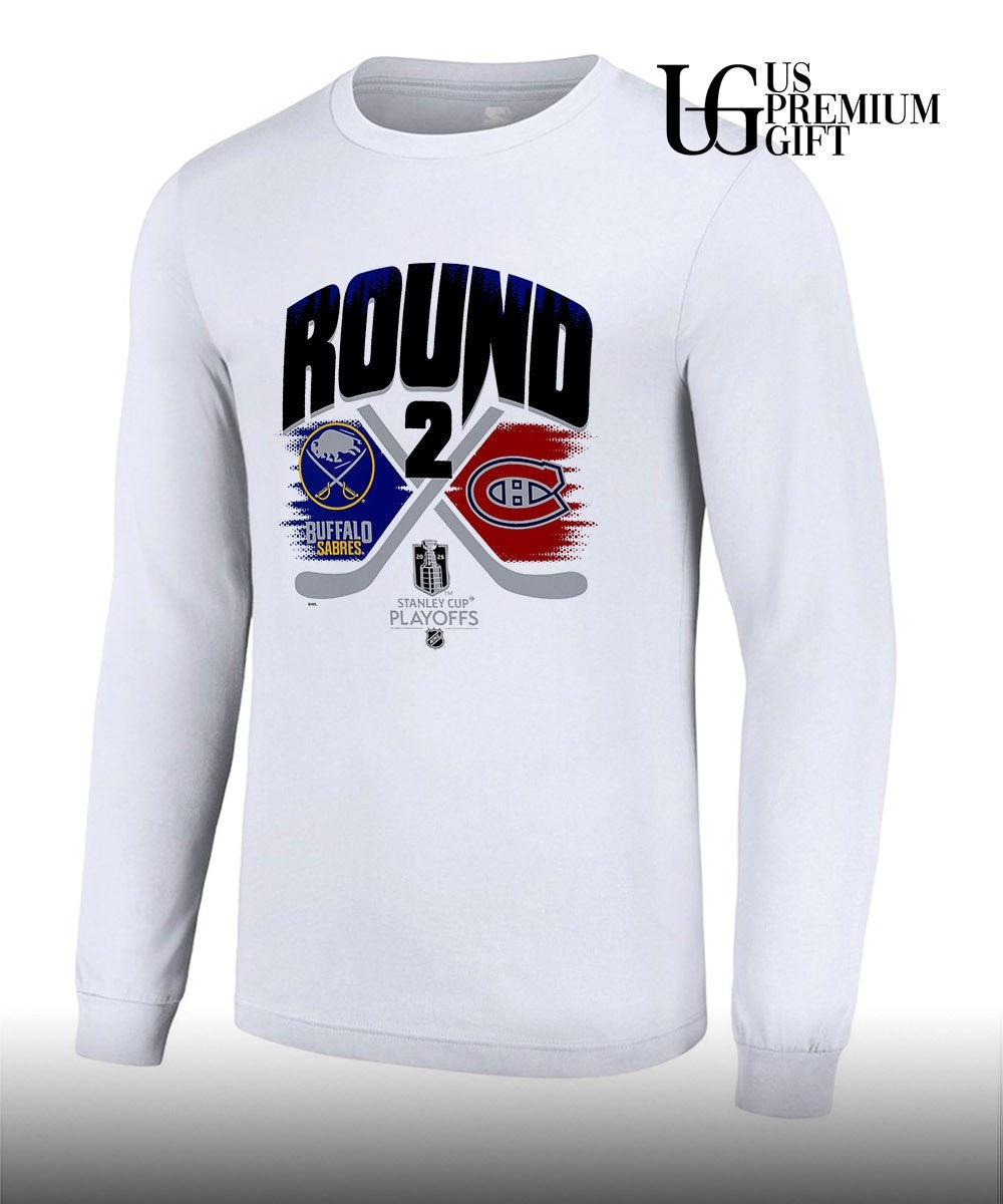 Buffalo Sabres vs Montreal Canadiens 2026 Stanley Cup Playoffs Round two Matchup shirt