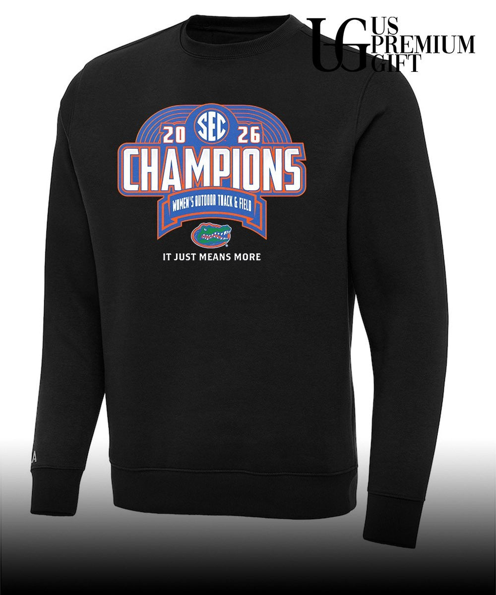 Florida Gators 2026 SEC Women’s Outdoor Track & Field Champions logo T-shirt