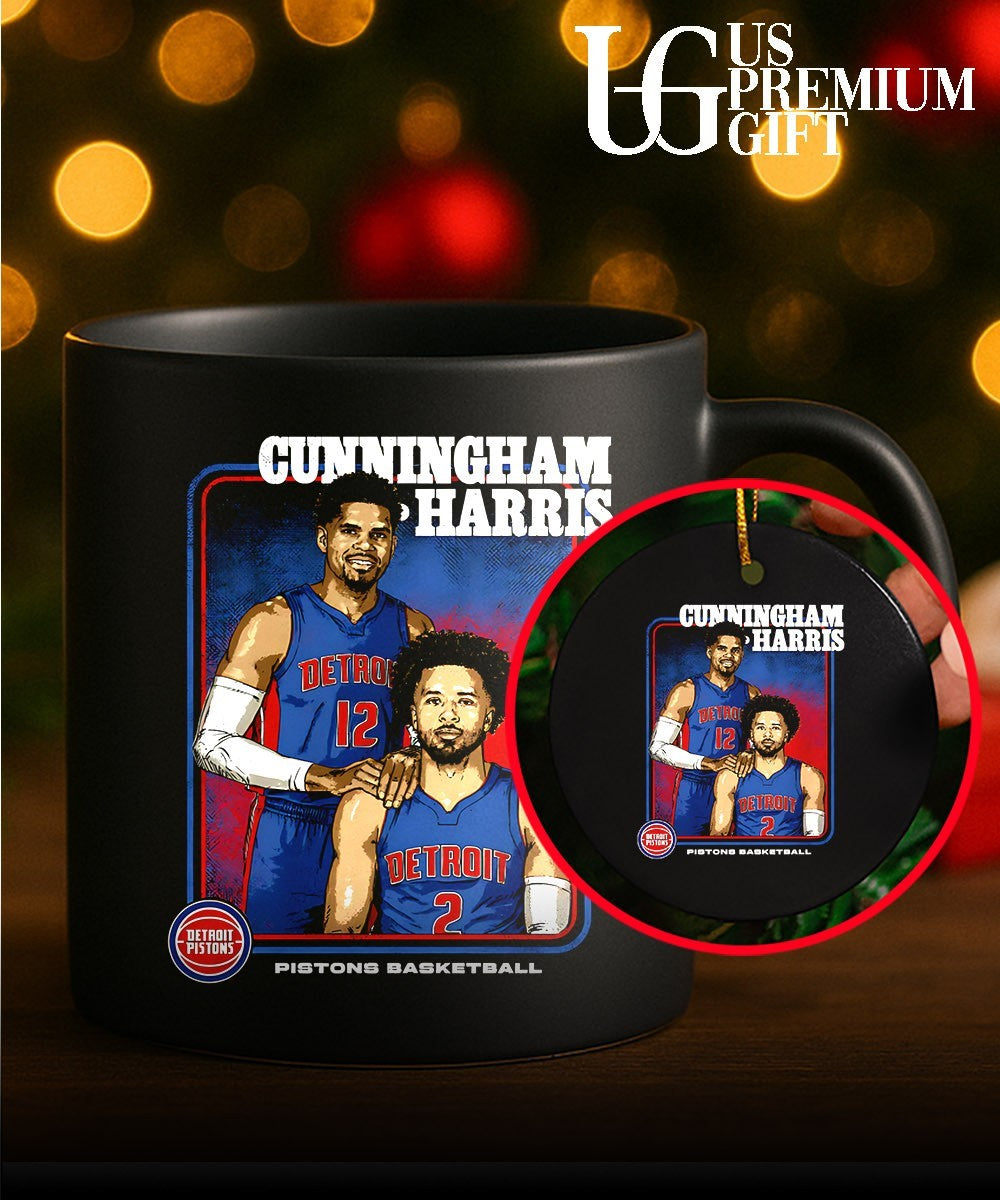 Cade Cunningham and Tobias Harris Detroit Pistons NBA Step Brothers 2026 shirt
