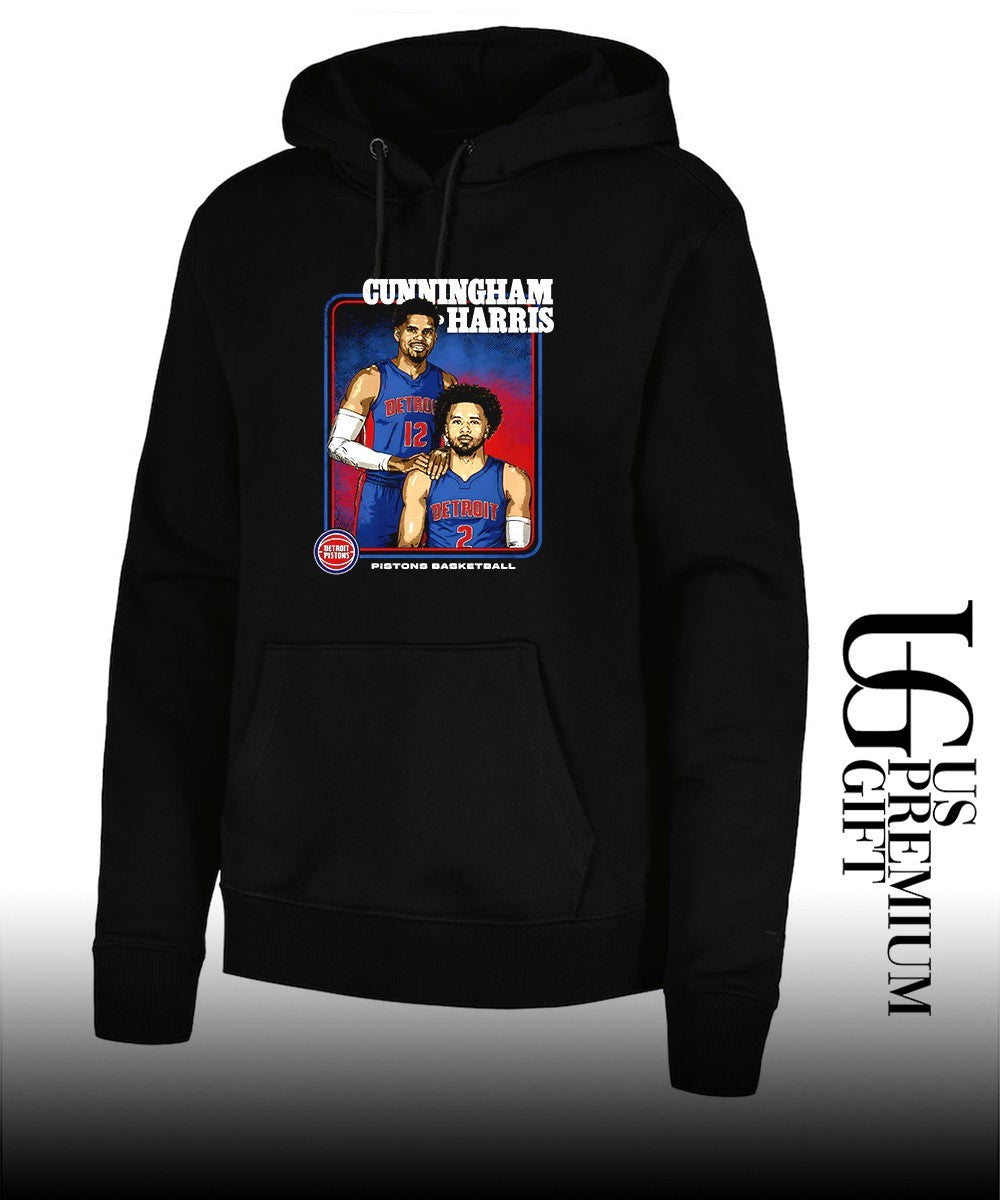 Cade Cunningham and Tobias Harris Detroit Pistons NBA Step Brothers 2026 shirt